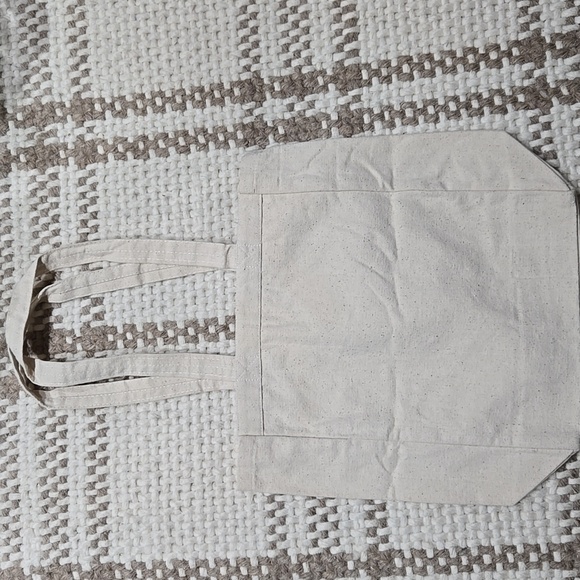 Bros Wirh Hoes Plant Co. Canvas Tote Bag with Green Monstera Leaf Design - Picture 2 of 2